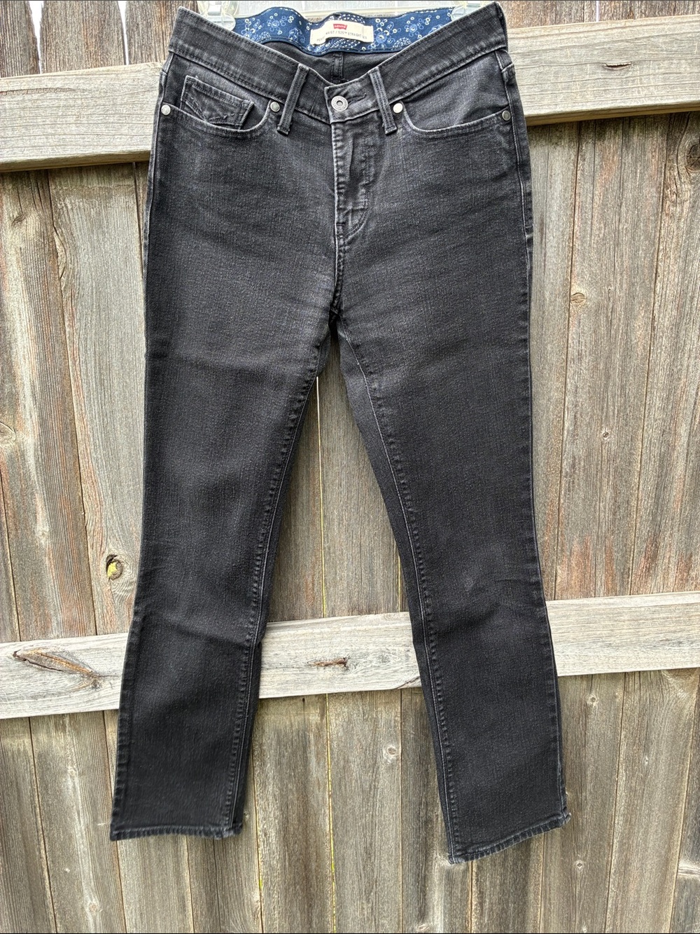 Levi's Black Straight-Leg Women's Jeans